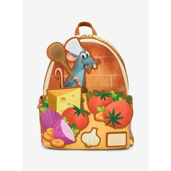 Loungefly Disney Pixar Ratatouille Remy Food Mini Backpack - Picture 5 of 8